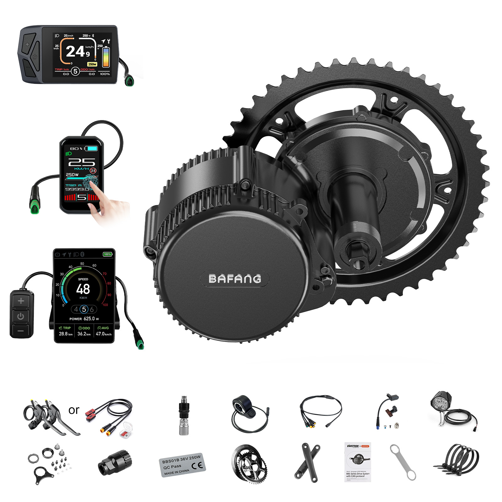 [US Local Shipping] Bafang Mot - đánh giá và giá Mid Drive Motor Kit 52V 1000W