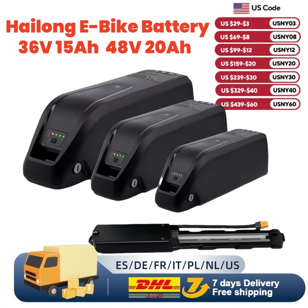 36V 48V 52V Hailong Ebike Batt - đánh giá và giá Ebike Battery 48V 20Ah Hailong