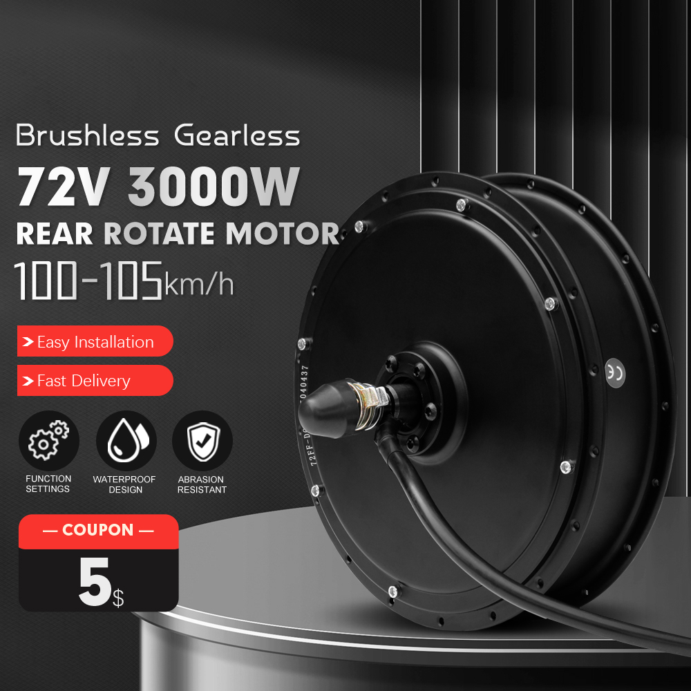 Electric Bike Motor 72V 3000W  - đánh giá và giá Ebike Conversion Kit 72V 3000W