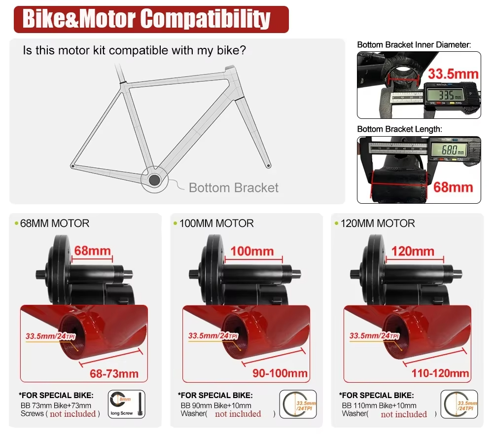 BAFANG 1000W BBSHD Mid Drive M - đánh giá và giá Mid Drive Motor Kit 52V 1000W